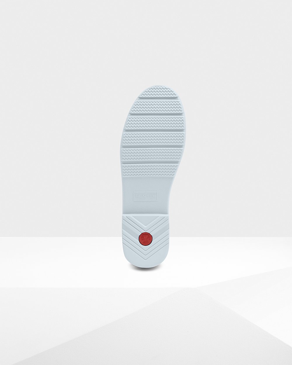 Wysokie Gumowce Damskie - Hunter Original Refined - Szare - XGJP-98271